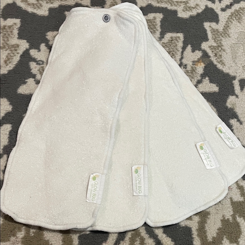 Glow Bug Set of 4 Cloth Diaper Inserts